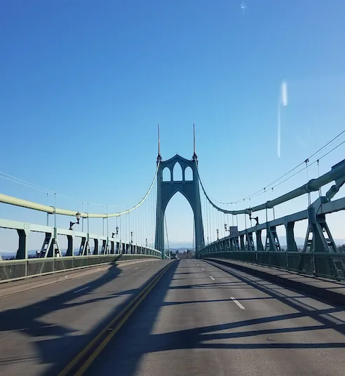 St. Johns Bridge in Portland Oregon